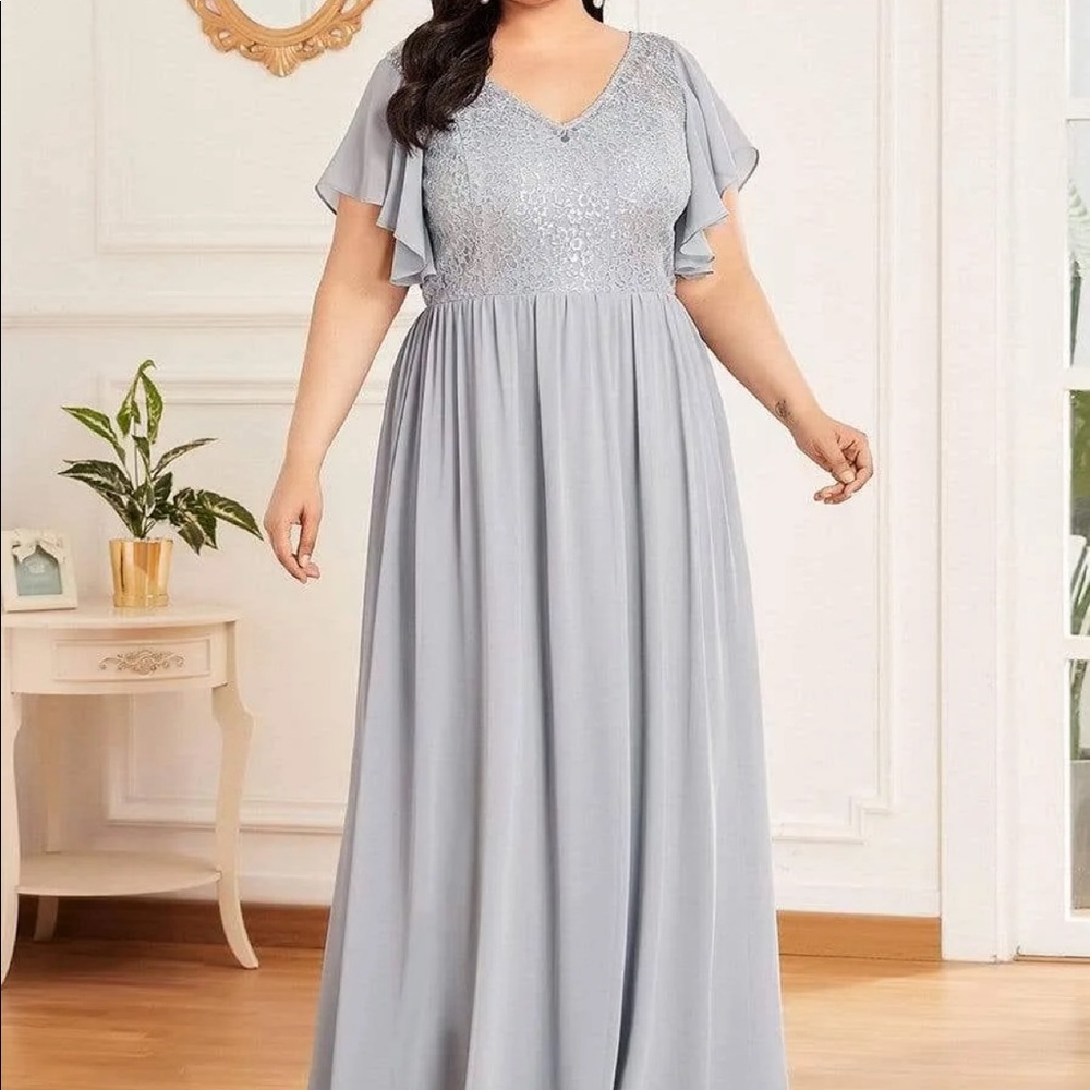 Beautiful light grey dress